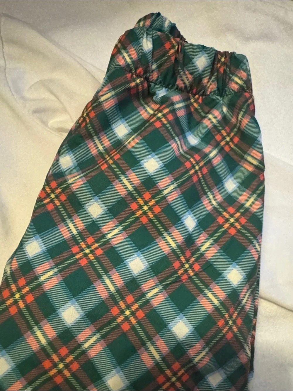 Thanksgiving matching set with Plaid Pants and Turkey Motif, sz 3T.